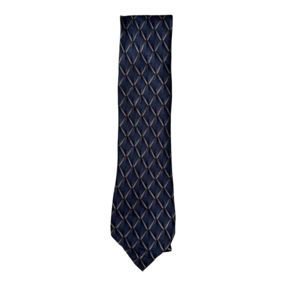 Grateful Dead‎ Silk Necktie Statueesque Seventeenth Set Blue Diamond Pattern